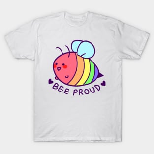 BEE proud: gay flag T-Shirt